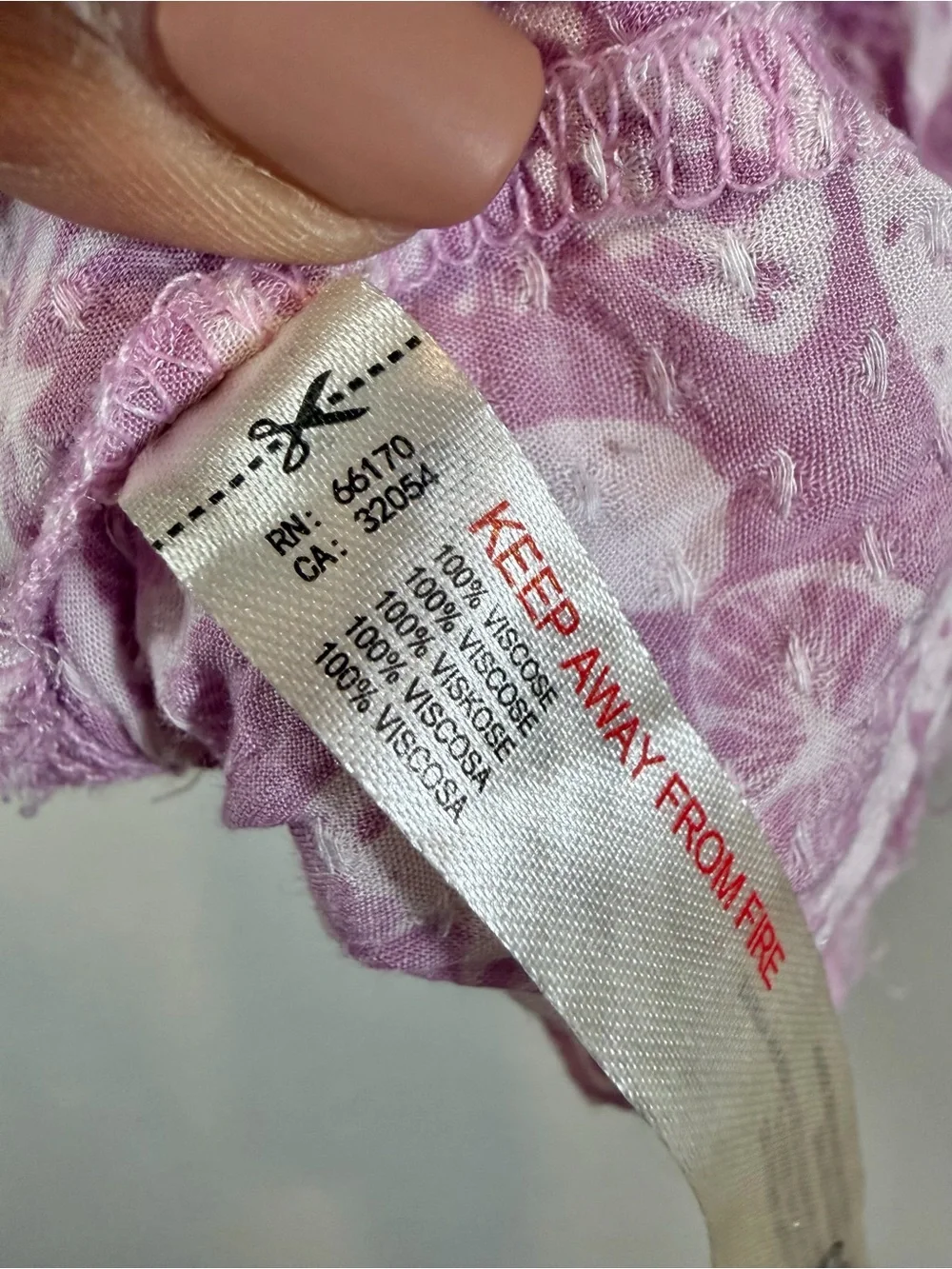Intimately Free People Spring Soirée Pajama Top XL Purple Puff Sleeve Tie Back
